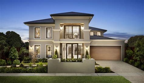 MyHousePlanShop: Double Story House Design With Cream Color Interior In ...