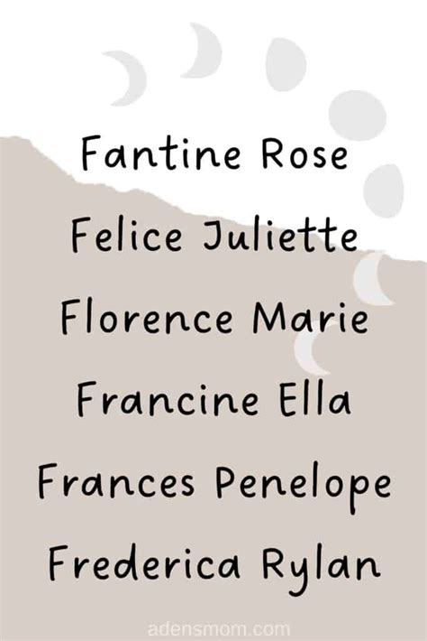 40 Freakin' Fabulous F Names for Girls [2024]