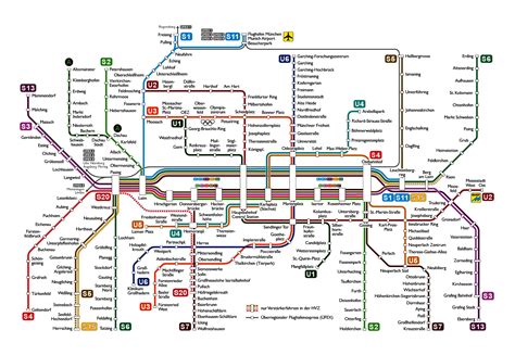 Large detailed metro map of Munich | Munich | Germany | Europe | Mapsland | Maps of the World