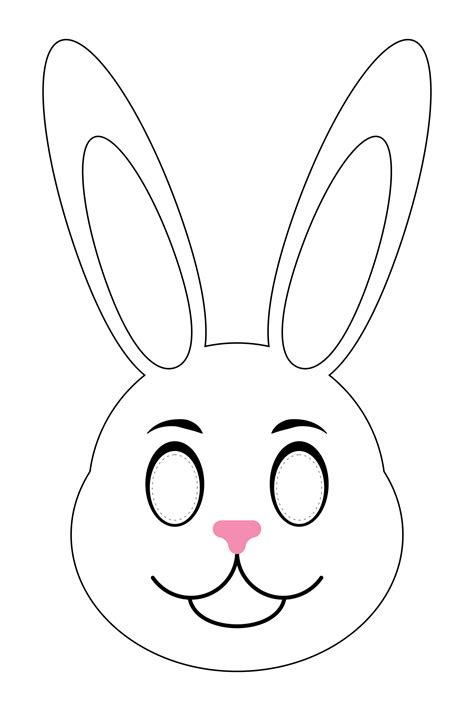 Printable Easter Bunny Face - prntbl.concejomunicipaldechinu.gov.co