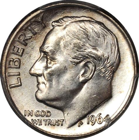 Value of 1964-D Dime | Sell and Auction, Rare Coin Buyers