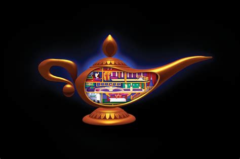 aladdin genie lamp - Clip Art Library