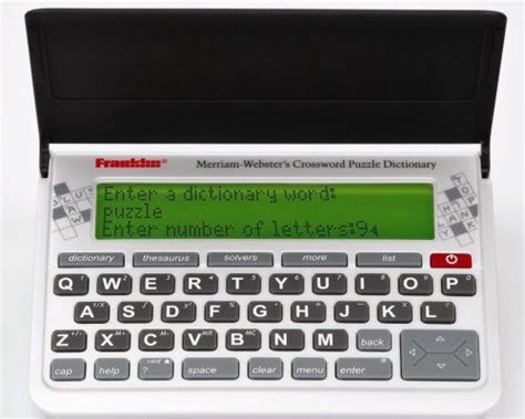 Merriam-Webster CWP-570 Crossword Puzzle Dictionary | Electronic ...