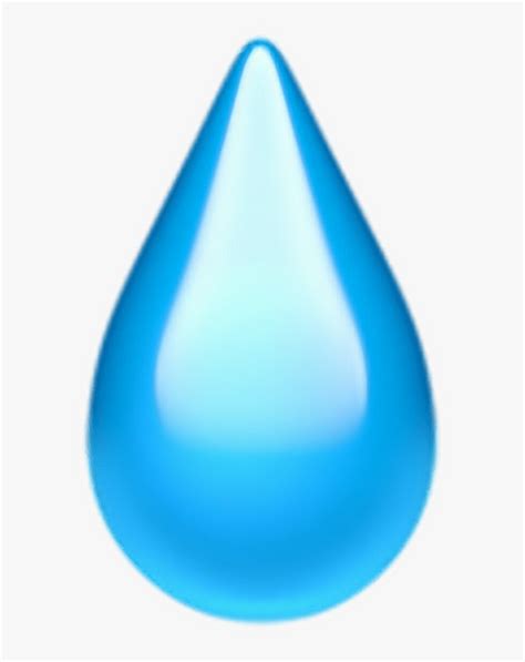 Png Freeuse Teardropemoji Emoji Tear Drop - Iphone Water Drop Emoji, Transparent Png ...