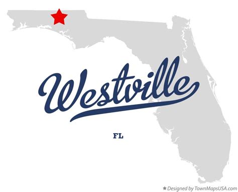 Map of Westville, FL, Florida