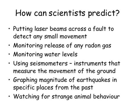 Earthquake Prediction