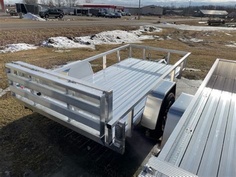 5' x 10' Sport Haven Deluxe Utility Trailer w/ Bi-Fold Ramp - Bay ...