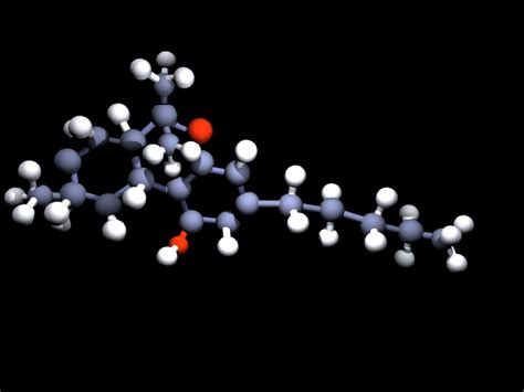 THC Molecule - 3D Model - ShareCG