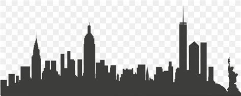 New York City Skyline Clip Art, PNG, 4813x1929px, New York City, Art ...