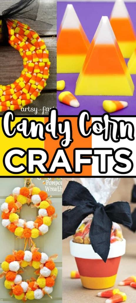 21+ Halloween Candy Corn Crafts For Kids - Made with HAPPY