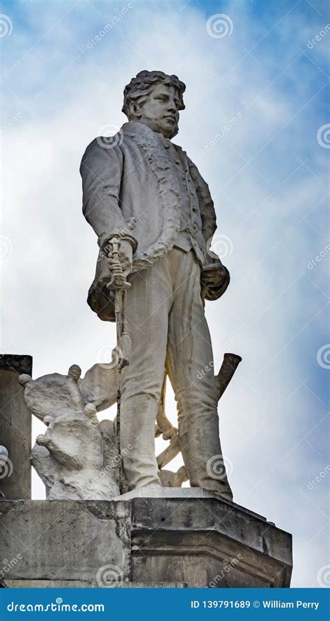 Vicente Guerrero Statue Independence Monument Mexico City Mexico Stock ...