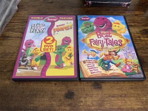 BARNEY: READY, SET, Play! / Barney Songs DVD Double Feature & Best ...