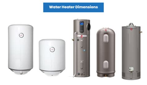 Water Heater Dimensions (Types & Sizes Guide)