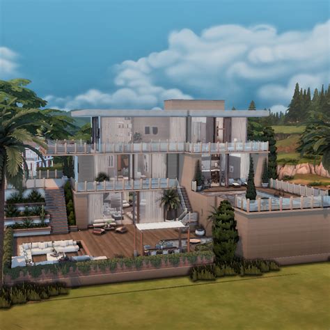 Luxury Modern house - Rooms / Lots - The Sims 4 - CurseForge