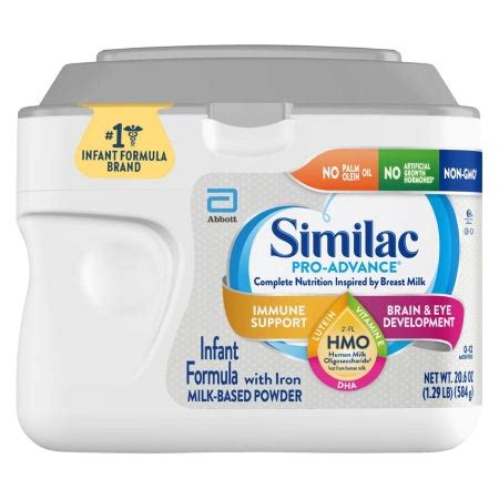 Similac Pro-Advance Complete Nutrition Infant Formula, 20.6 oz. Canister