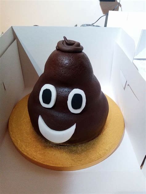 emoji poo cake "Mr Stinky" | Cake, Poo emoji cake, Desserts
