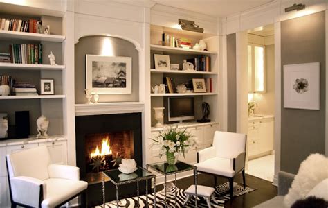 Fireplace Built Ins - Transitional - living room - Paul Davis New York