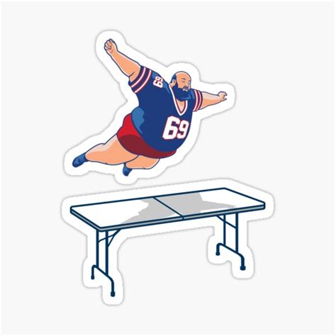 "Bills Mafia Buffalo Bills Superfan table dive Design" Sticker for Sale by Stayfrostybro | Redbubble