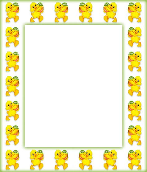 Free Easter Border Clipart - Frames - Borders