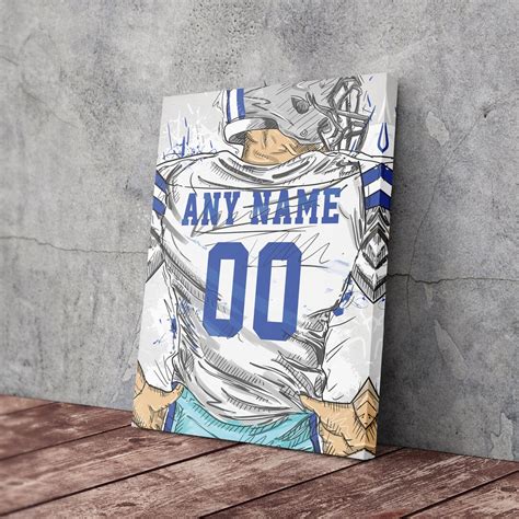 Digital File Dallas Cowboys Jersey Personalized Jersey NFL Custom Name ...