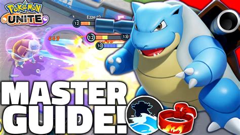 Pokémon Unite BLASTOISE Guide! [S Tier?] *Master* (Blastoise Best Build ...