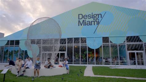 Design Miami Art Exhibit by Convention Center Editorial Stock Photo ...