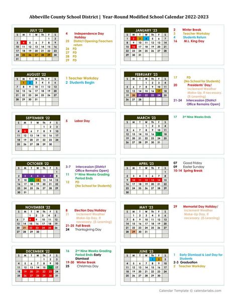 Acsd Calendar - Customize and Print