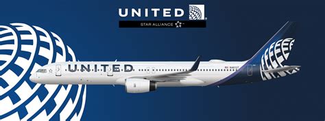 United Airlines New Livery Concept Boeing 757 200 Real World Liveries ...