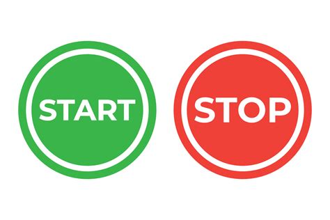 Start Stop Button Vector Art, Icons, and Graphics for Free Download