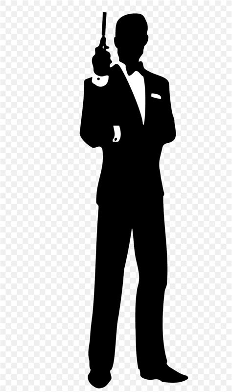 James Bond Film Series Silhouette Clip Art, PNG, 578x1383px, James Bond ...