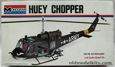 Monogram 1/48 Bell UH-1B 'Huey Chopper' Iroquois - Army Gunship, 6809