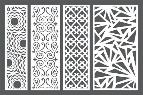 Set Jali Design For jali, Laser, Cnc, Graphic. 26099245 Vector Art at Vecteezy