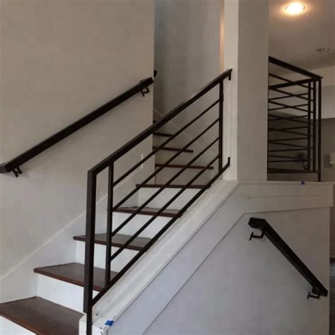 Metal Stair Handrail,Steel Balustrades Handrails,Wrought Iron Balusters - Buy Staircase Handrail ...