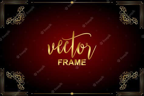 Premium Vector | Vintage floral vector frame