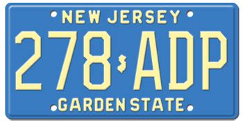 New Jersey License Plates - LICENSEPLATES.TV