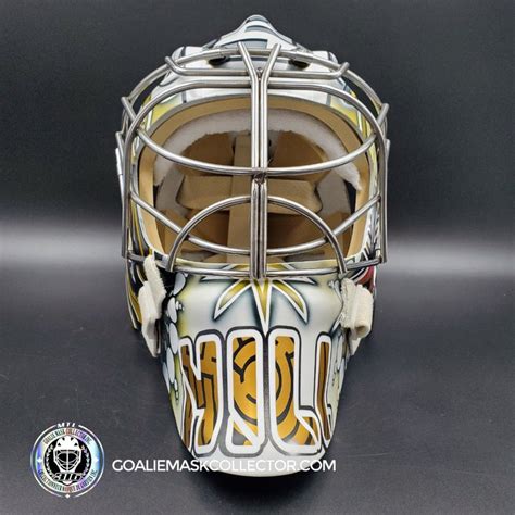 Adin Hill Goalie Mask Unsigned V3 2023 Las Vegas Tribute – Goalie Mask ...