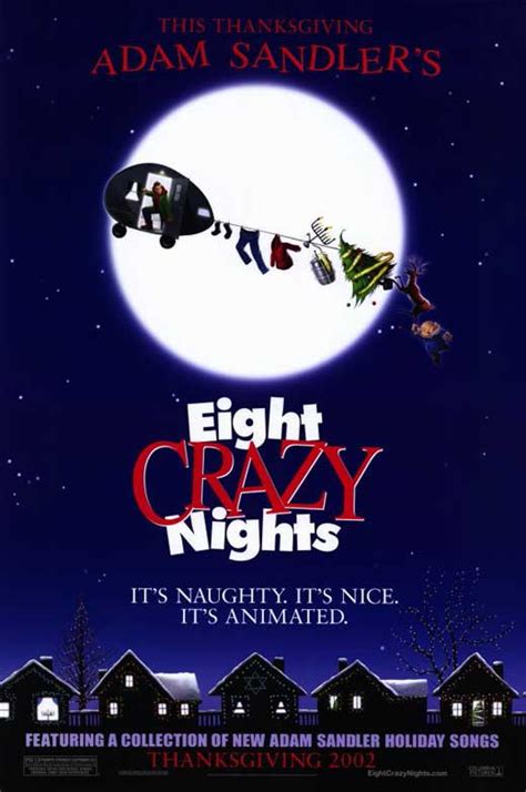 Adam Sandler's Eight Crazy Nights Movie Posters From Movie Poster Shop