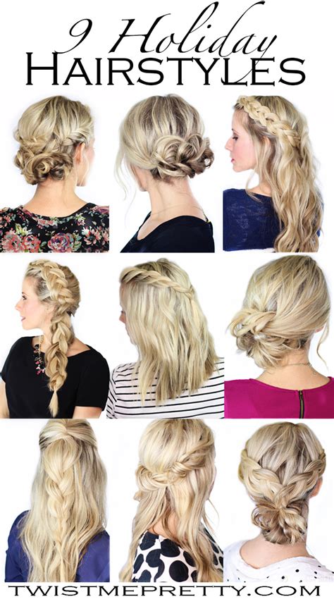 9 Holiday Hairstyles - Twist Me Pretty