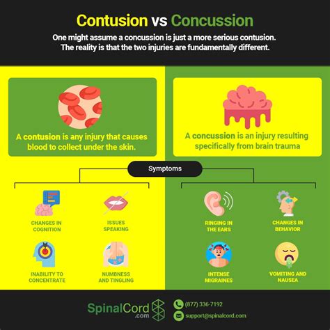 Contusion vs. Concussion: Symptoms, Causes, and Treatment