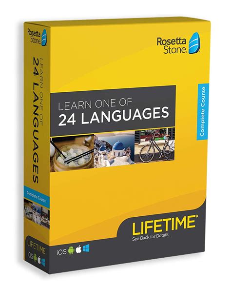 Rosetta Stone: Learn a Language with Lifetime Access, Choose From 24 Languages, for iOS, Windows ...