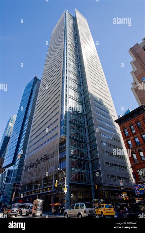 New York Times Building and Tower, by Renzo Piano, green building, LEED, harvests daylight ...