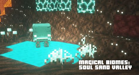 Magical biomes: Soul sand valley Minecraft Texture Pack