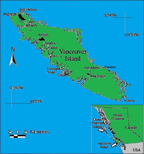 Map - Nanaimo, B.C.