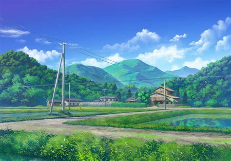 Countryside [1920x1342] | Scenery background, Anime scenery wallpaper, Anime background