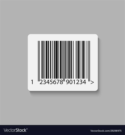 Barcode label sticker Royalty Free Vector Image