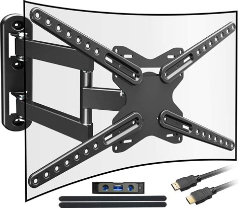 Everstone Heavy Duty Single Stud TV Wall Mount Bracket for Most 32-80 Inch LED,LCD,OLED,Plasma ...