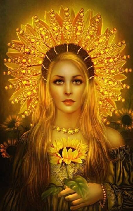 Saulė. ..Lithuanian goddess of the sun | Богини, Картины, Фэнтези