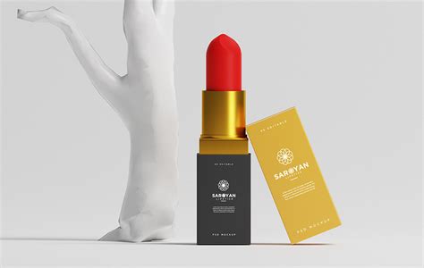 Lipstick Packaging Mockup Graphic by sujhonsharma · Creative Fabrica