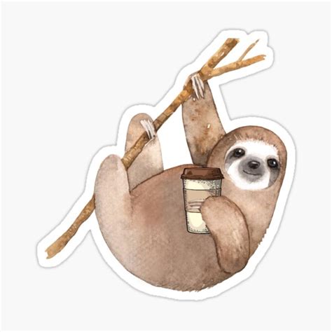 Sloth Stickers | Redbubble