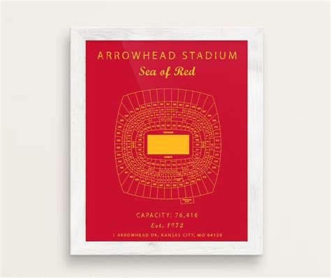 Arrowhead Stadium Seating Chart, Kansas City Chiefs, Arrowhead Stadium ...